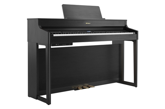 Roland HP702-CH Digitalpiano Schwarz matt image 1