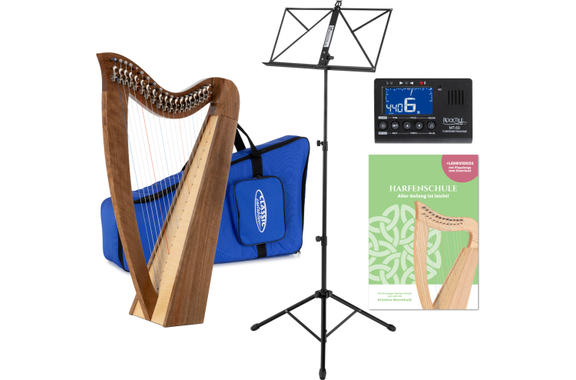 Classic Cantabile H-19 WN Harpe Celtique 19 Cordes Set image 1