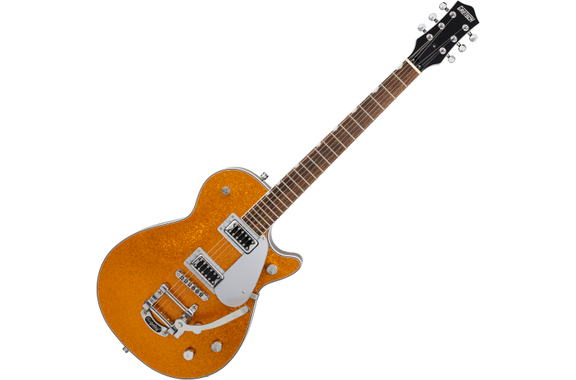Gretsch G5230T Electromatic Sparkle Jet FT Single-Cut met Bigsby Gold Sparkle image 1