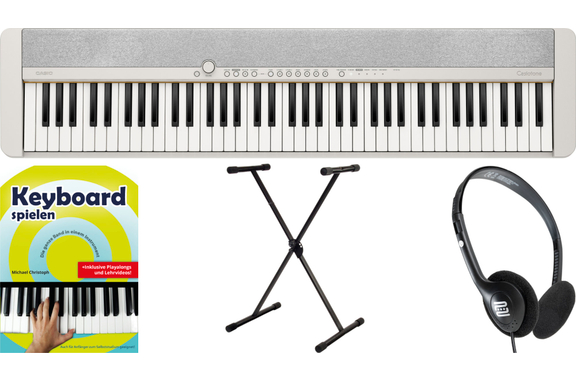 Set de Teclado Casiotone Casio CT-S1WE-76 Blanco image 1