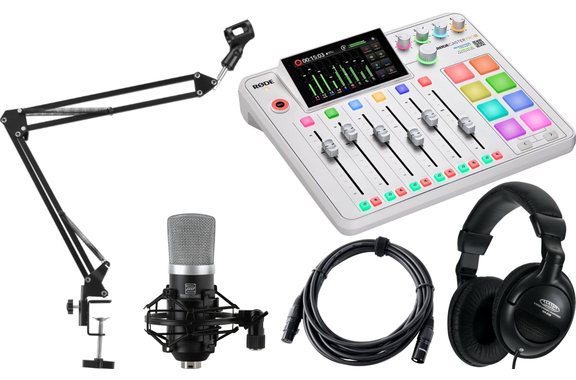 Rode Rodecaster Pro II Weiß Bundle image 1