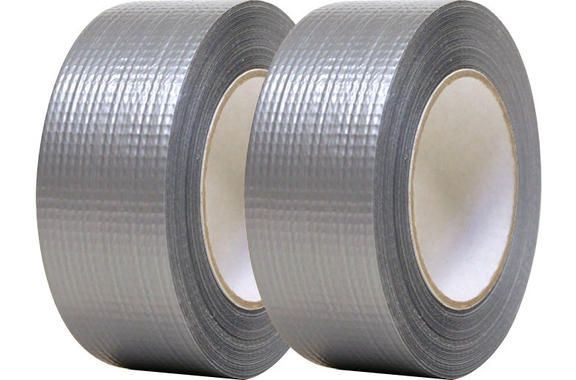 Gerband 246 Gaffa Tape Cloth Adhesive Tape 48mm x 50m Silver Gray 2x Set image 1