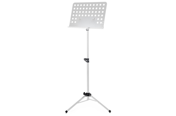 Classic Cantabile Leggio Orchestrale in Lamiera Forata Heavy Bianco image 1