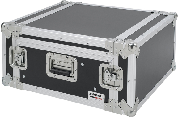 Proel SA04BLKM 4U/10U 19" Combo Rack Case image 1