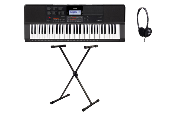 Casio CT-X700 Keyboard Set incl. Keyboard Stand & Headphones image 1