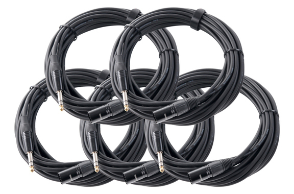Pronomic Stage JXM-10 stereoklink/XLR 10m 5x set image 1