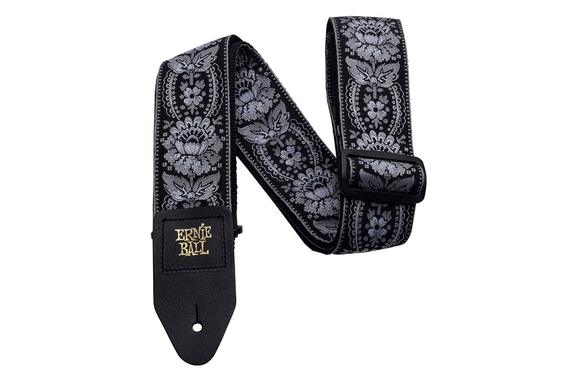 Ernie Ball 4150 Silver Orleans Jacquard Guitar Strap image 1