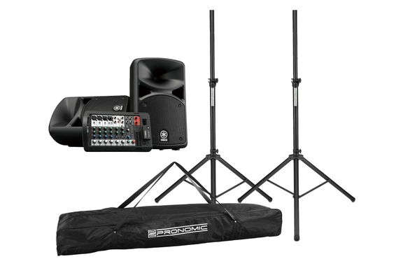 Yamaha STAGEPAS 400BT Set inkl. Boxenstativ & Tasche image 1