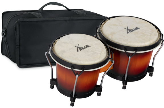 Set XDrum Bongos Club Vintage Sunburst incl. Bolsa para Bongos image 1