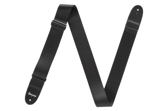 Ibanez GS64-BK Standard Guitar Strap Black image 1