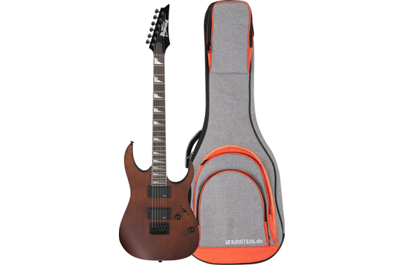 Ibanez GRG121DX-WNF Guitarra Eléctrica Walnut Flat Set con Funda image 1