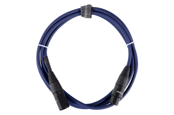 Pronomic Stage DMX3-2,5 Cavo DMX 2,5m blu con contatti dorati image 1