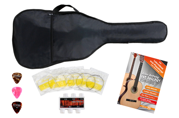 Classic Cantabile Ensemble d’Accessoires 5 Pièces pour Guitare Classique 3/4 image 1