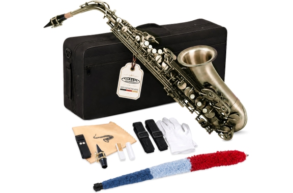 Classic Cantabile Winds AS-450 Antique Yellow Saxofón Alto image 1