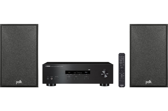 Yamaha R-S202 BK / Polk XT15 HiFi DAB+ BT Set de Equipo Estéreo image 1