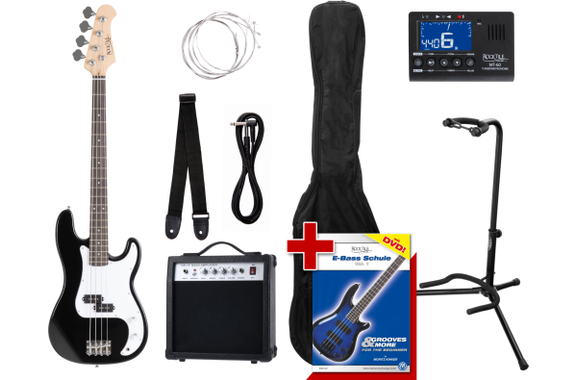 Rocktile Groover's Pack PB E-Bass Black Set II image 1