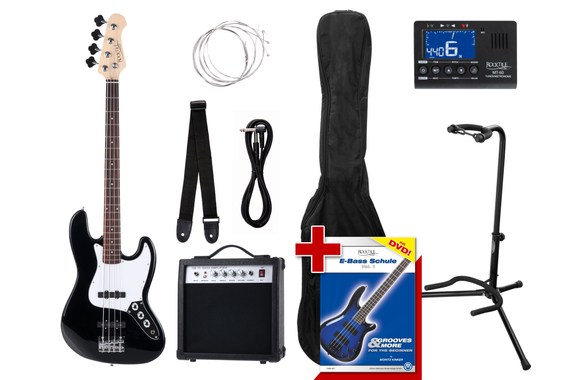 Rocktile Groover's Pack JB E-Bass Black Set II image 1