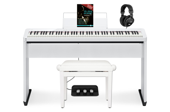 Casio PX-S1100 WE Privia Digitalpiano Bianco Home Set image 1