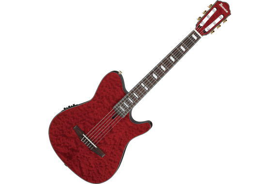 Ibanez FRH20QMN-WRL Wine Red Low Gloss image 1