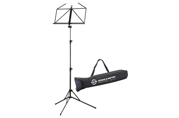 K&M 100/5 Pupitre À Partitions Set Noir image 1