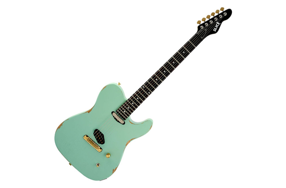 Slick SL50 SG Electric Guitar Surf Green image 1