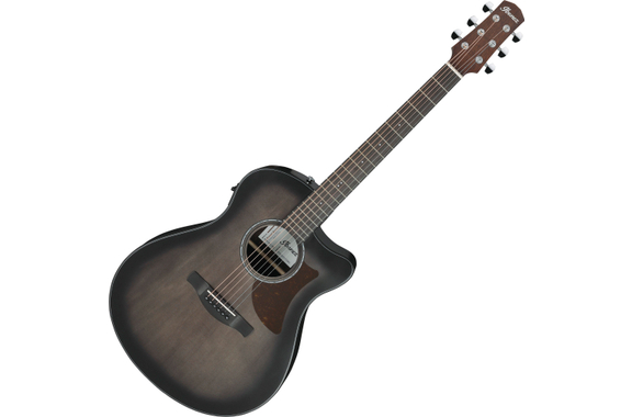 Ibanez AAM70CE-TBN Transparent Charcoal Burst image 1