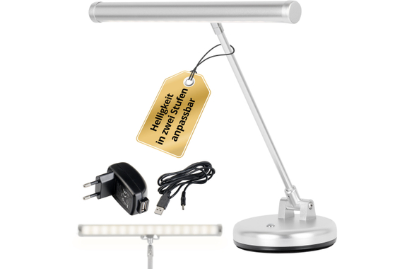 Showlite KW LED Pianoleuchte Silber matt  - Retoure (Verpackungsschaden) image 1