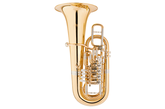 Lechgold FT-20/6GL Tuba en Fa en laiton doré verni image 1