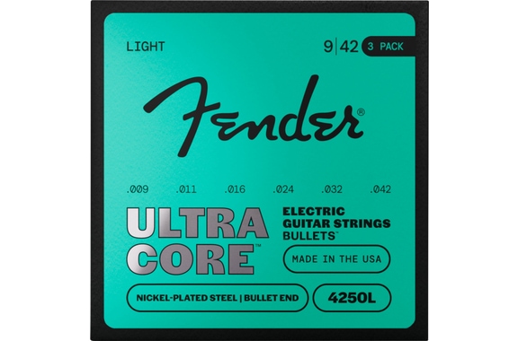 Fender UltraCore 4250L Nickel Plated Corde 009-042 Set Da 3 image 1