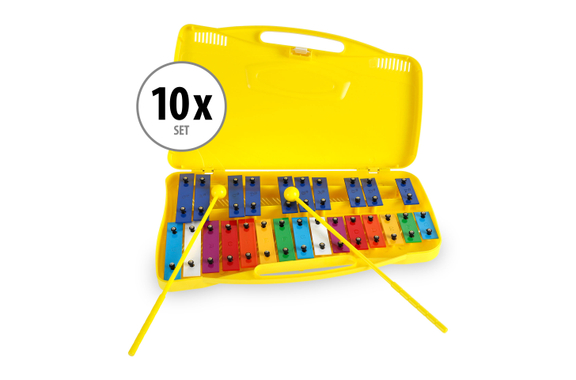 10 x SET Classic Cantabile GSG-25 Glockenspiel Soprano cromatico image 1
