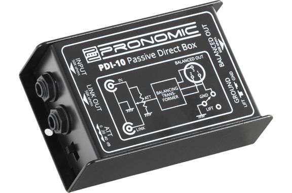 Pronomic PDI-10 passive DI-Box image 1