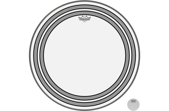 Remo 22\" Powersonic Pelle Trasparente Per Grancassa image 1