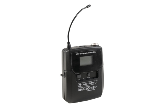 Omnitronic UHF-300 Taschensender 823-832/863-865MHz  - Retoure (Zustand: sehr gut) image 1
