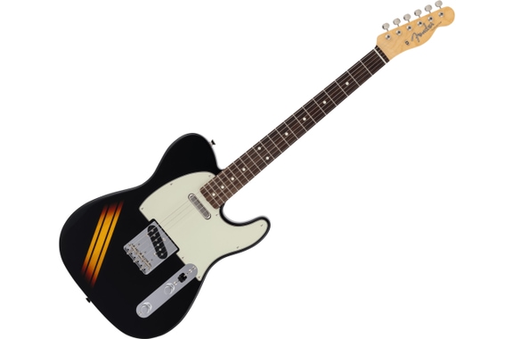 Fender Made in Japan Traditional 2025 Collection, 60s Telecaster Competition Black / 3-Color Sunburst image 1