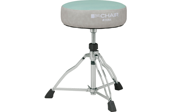Tama HT430CVLB 1st Chair Round Rider Con Asiento Canvas Light Blue/Gray image 1
