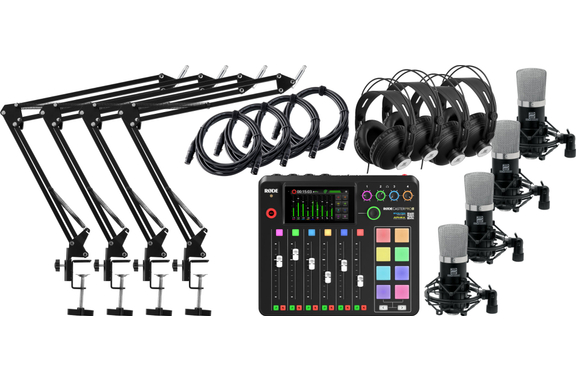 Rode RodeCaster Pro II Podcast Interview Set image 1