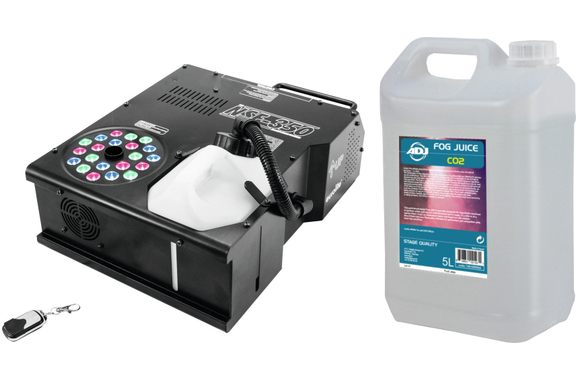 Eurolite NSF-350 LED DMX Hybrid Fog Machine Set image 1
