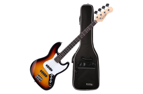 Rocktile Fatboy II SB E-Bass Sunburst Set incl. Gigbag image 1