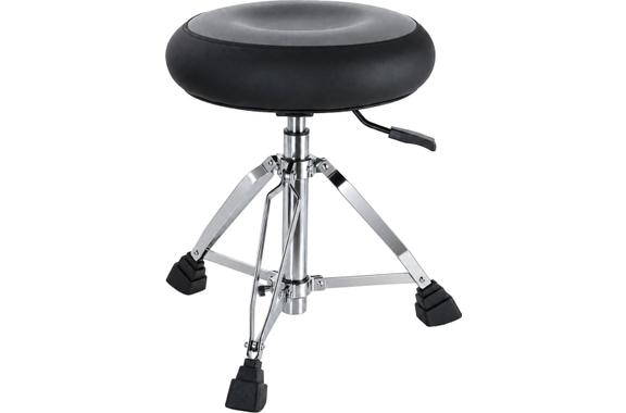 XDrum Drum Throne Pneumatic Donut Gray image 1