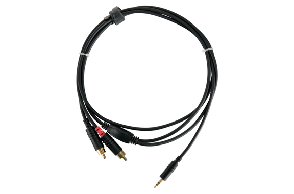 Pronomic Stage J3RC-1,5m Câble Audio 3,5mm Stereo Jack/Cinch 1,5m noir image 1