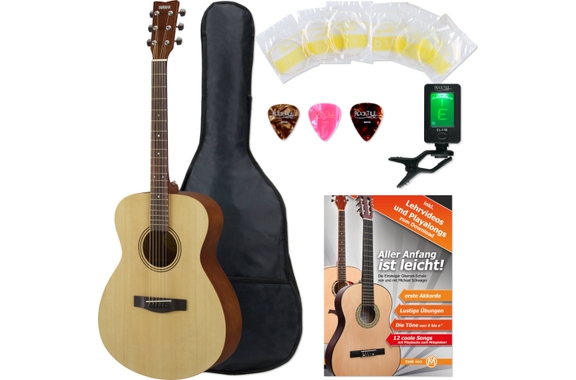 Yamaha FS400 Natural Satin Starter Set image 1