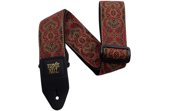 Ernie Ball 4162 Crimson Paisley Jacquard Guitar Strap image 1