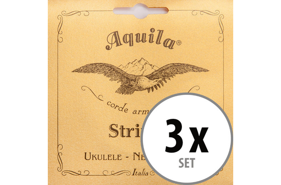 Jeu De Cordes Aquila 10U New Nylgut Pour Ukulélé Ténor 3x Set image 1