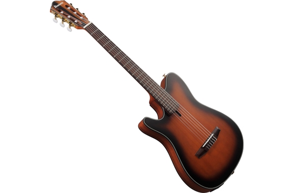 Ibanez FRH10NL-BSF Gitaar Brown Sunburst Flat image 1