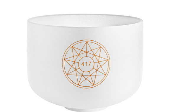Meinl Sonic Energy SOLCSB10-417 Solfeggio Kristallklangschale 10" G#4/Re/417 Hz image 1