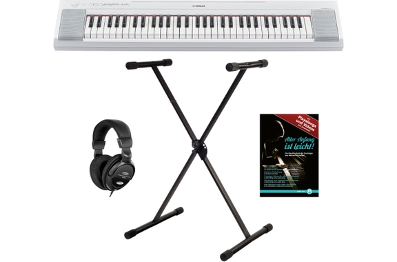 Yamaha Piaggero NP-15 Portable Piano Weiß Set image 1