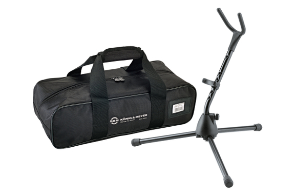 K&M 14315 Soprano Saxophone Stand Set incl. Bag image 1