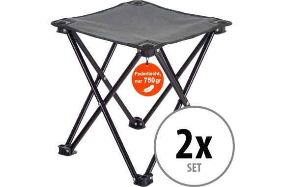 Stagecaptain TP-334 Lot De 2 Tabourets Pliants De Camping image 1