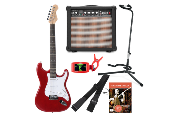Rocktile Sphere Classic Electric Guitar Red image 1