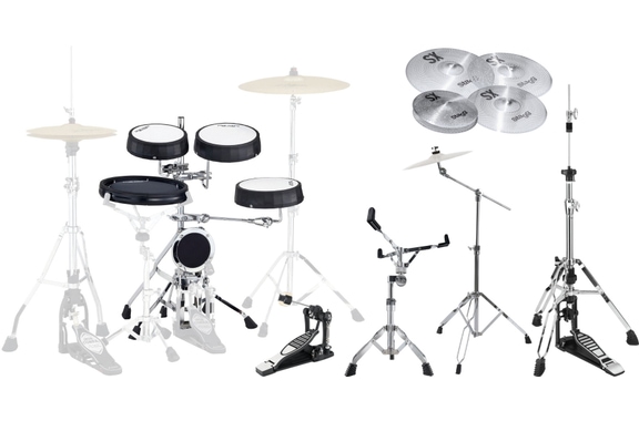 Tama TTK5S True Touch Trainingskit Meinl Set met Becken en Hardware image 1